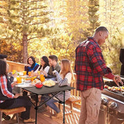 120cm Length Foldable Camping Table – Portable Outdoor Table with Adjustable Height ZF1468 by ECOTREK