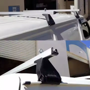 Set of 3 Heavy Duty Roof Racks Suitable for Toyota Hiace 2007-2019 by salelink.co.nz