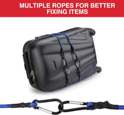 ECOTREK Heavy Duty Bungee Cords with Hooks – Elastic Straps for Camping, Cargo & Transport JP4401 by ECOTREK