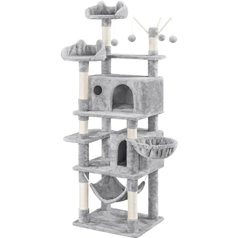 Yaheetech Yaheetech Large Multi Level Cat Tree Tower With Cavern And Platforms Yaheetech Large Multi Level Cat Tree Tower With Cavern