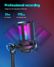 Gaming Microphone, USB PC Mic for Podcasts Videos, Streaming by salelink.co.nz