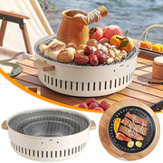 Charcoal Barbecue Gril Portable Charcoal BBQ Grill Stove Home Party Outdoor by dealonline.co.nz
