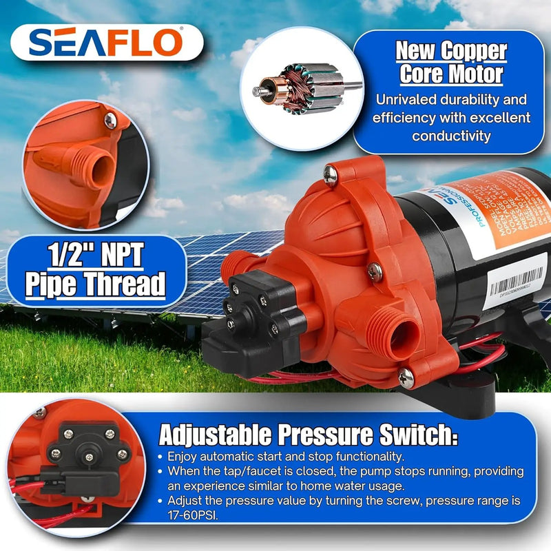 12V Seaflo Diaphragm Water Pump by salelink.co.nz