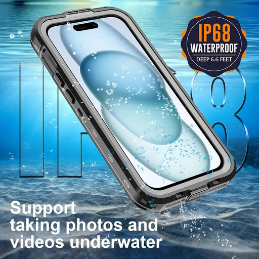 iPhone 15 Plus Case Waterproof by salelink.co.nz