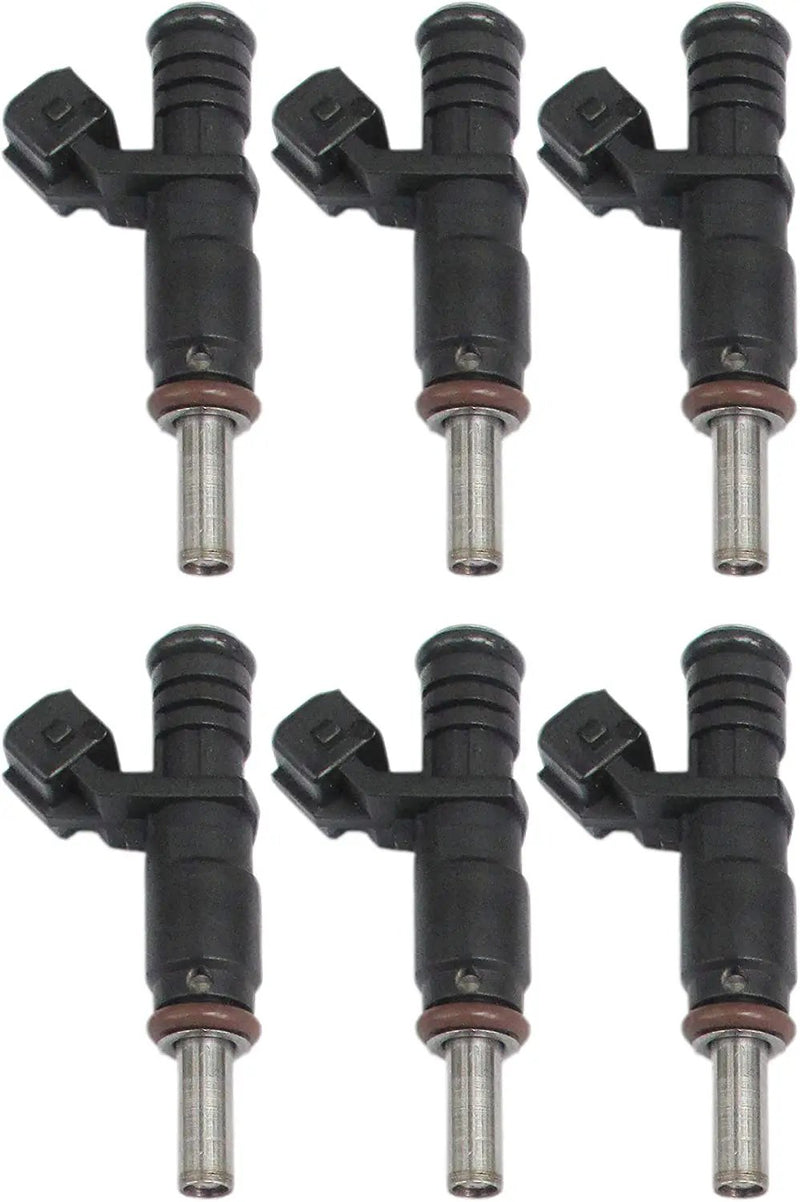 6pcs 13537531634 Fuel Injectors for 06-12 BMW 128i 328i X3 X5 Z4 525i 7531634 by JBH AUTO PARTS