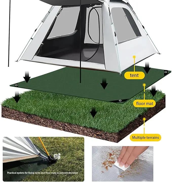 Ecotrek Waterproof Camping Tarp Ground Sheet - UV Protection Reinforced Eyelet Cover ZX7012 by ECOTREK