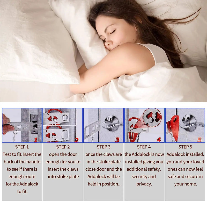 Portable Door Lock by salelink.co.nz