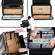 Food Delivery Backpack, Expandable Insulated Hot Pizza Bags by salelink.co.nz