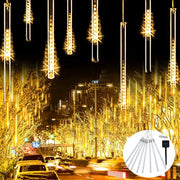 Meteor Shower Solar Light Outdoor Garden Light by salelink.co.nz