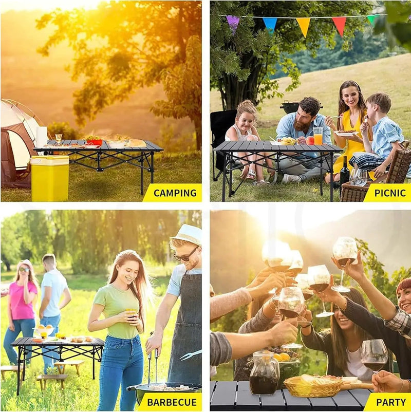 The Perfect Travel Camping Table – 95cm Foldable Outdoor Table LFRD5041 by ECOTREK