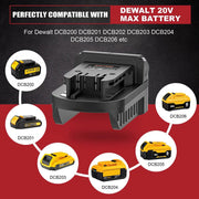 for Dewalt 18V/20V Max Battery Adapter Convert to for Milwaukee M18 18V Tool Use by salelink.co.nz