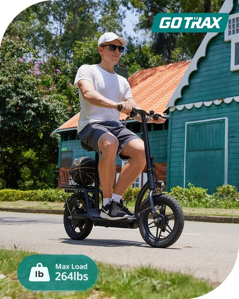 Kiwi eRide Kiwi eRide Gotrax Flex electric scooter With Seat Commuter E-Scooter Gotrax Flex electric scooter With Seat Commuter E-Scooter
