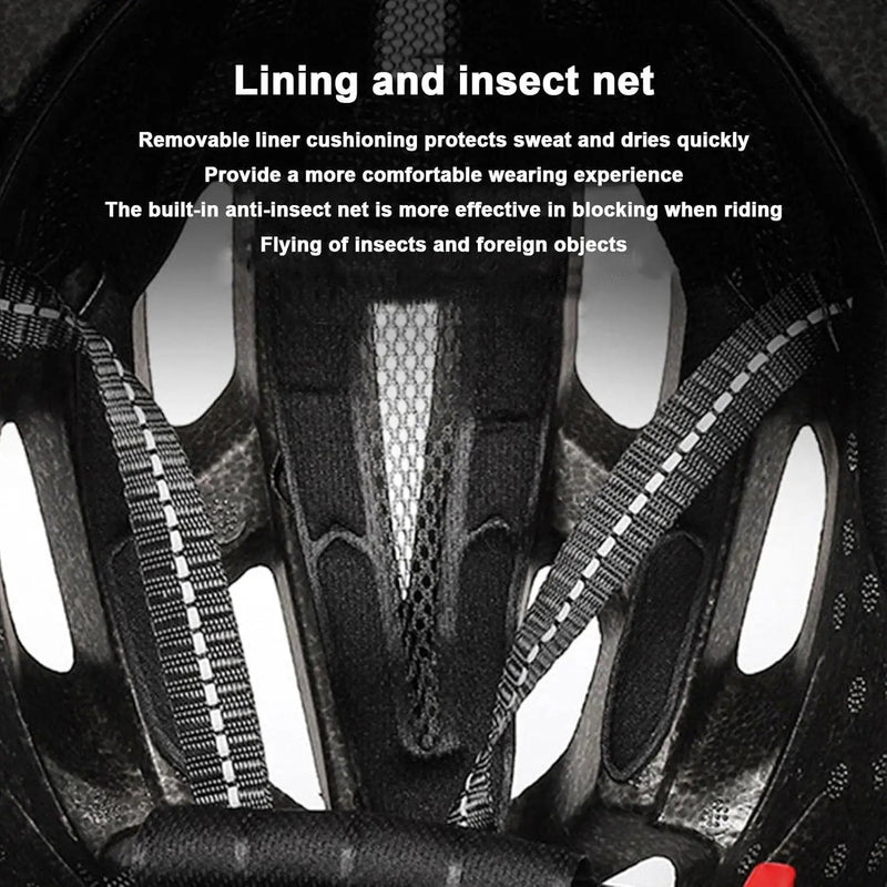 Ecotrek Adult Bicycle Helmet – Adjustable Cycling Helmet with Removable Goggles HT53107 by ECOTREK