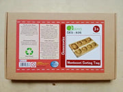Wooden Montessori Sorting Tray - QToys | Wooden Toys NZ by Curious Moonbeam