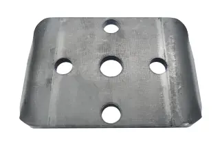 Weld-on Swivel Plate - 8mm Thick - 100mm by Trojan