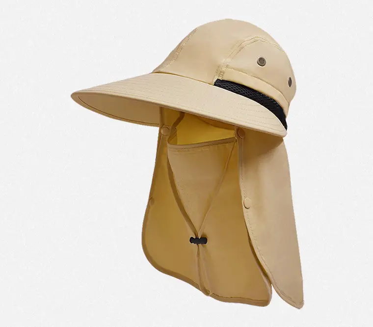 Sun Hats Wide Brim Bucket Outdoor Fishing Hiking Cap UV Protection by dealonline.co.nz