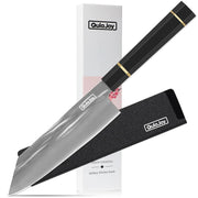 Qulajoy Chef Knife 8 Inch - Hand Forged Swedish Sandvik Steel Gyuto Cooking Knife - Professional Japanese Kitchen Knife - Classic Octagonal Handle - Kiritsuke by China Dropship