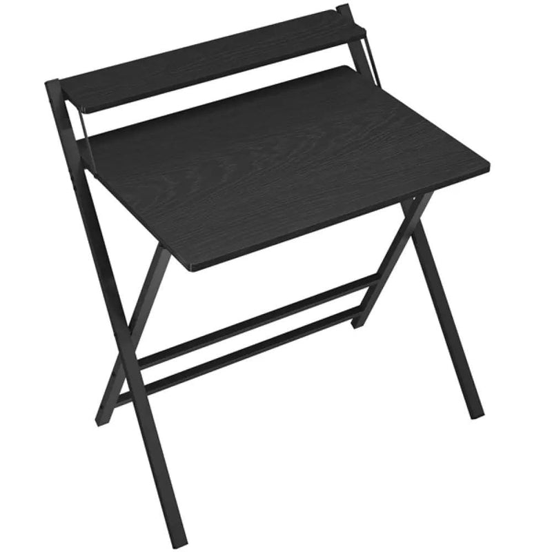 2-Tier Foldable Computer Desk w/ Monitor Shelf by Yaheetech