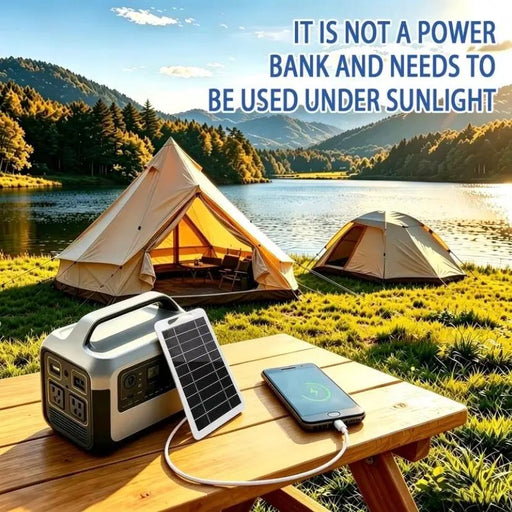 Solar Panel For Charging Devices - 2W/5V USB Output by 9eight5