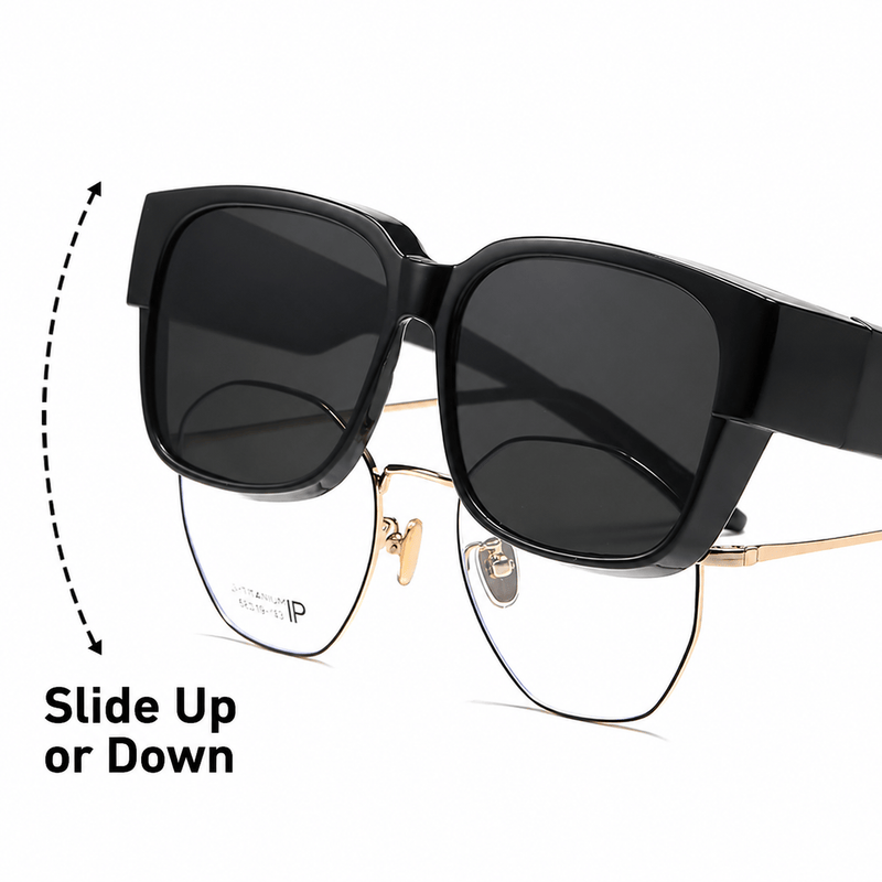 ECOTREK Sunglasses ECOTREK Unisex Fit Over Sunglasses – UV380 Over-Glasses Shades  LX22-11 ECOTREK Unisex Fit Over Sunglasses – UV380 Over-Glasses Shades  LX22-11