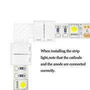 4X L Shape 5050 RGB LED Strip Light Corner Connector Adapter 90° Joint LD1278 by salelink.co.nz