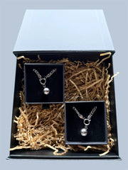 Pōro Toa Silver Set by Tahana Jewellery