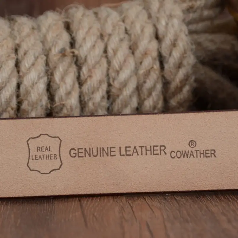 COWATHER Genuine Leather Casual Business Men's Belt by Mead's Supply & Equipment Outfitters limited