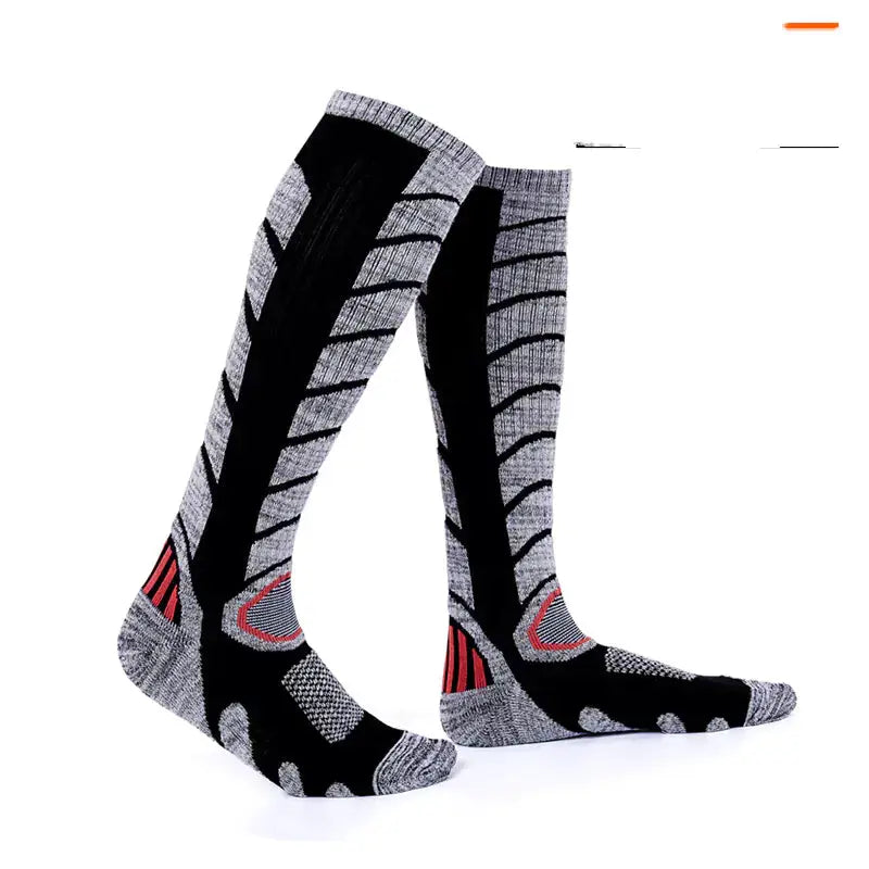 Thick Terry Hiking Socks for Men and Women - Cotton High Tube Cushioned Trail Socks by Mead's Supply & Equipment Outfitters limited