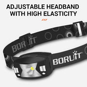 Super Bright Mini LED Headlamp Motion Sensor Rechargeable Headlight Waterproof by China Dropship