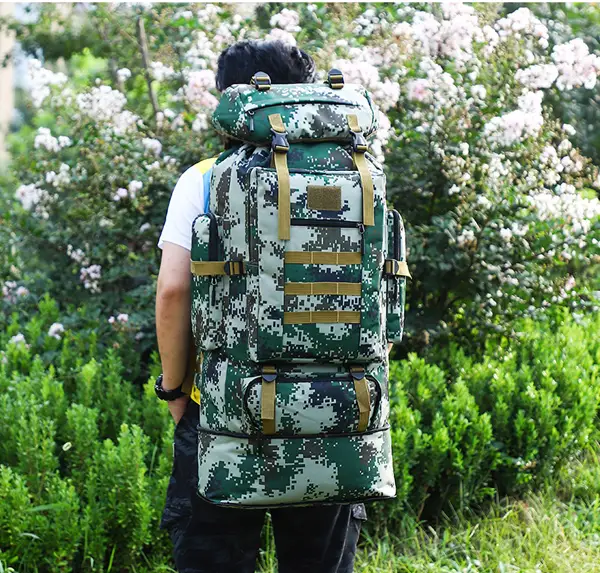 100L Hiking and Camping Backpack – Large Capacity Outdoor Travel Bag BMT1175 by ECOTREK