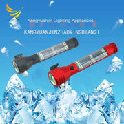 Mead's Supply & Equipment Outfitters limited Flashlights High-Power Solar Rechargeable Flashlight with Emergency Hammer High-Power Solar Rechargeable Flashlight with Emergency Hammer