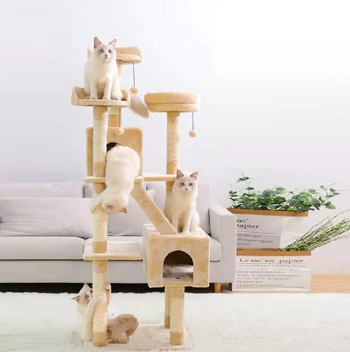 173CM High - Cat Tree House Scratching Post Condo by dealonline.co.nz