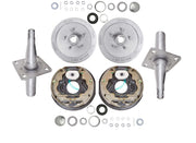 1500kg Drum Braked H&S Kit - 10" Electric Drum - 5x4-1/2x1/2 with Trojan Electric Braked Hub components