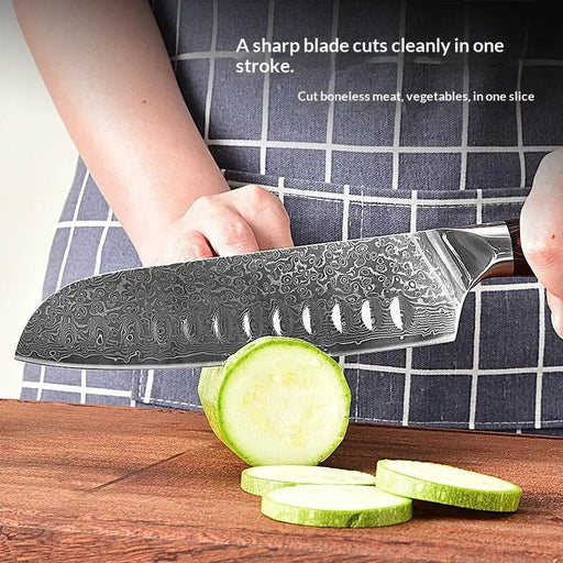 Manufacturers Damascus Steel Kitchen Knife Set Combo Damascus Kitchen Knife by China Dropship