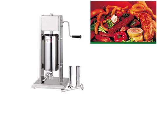 7L Sausage Stuffer Stainless Steel Sausage Maker Machine by dealonline.co.nz