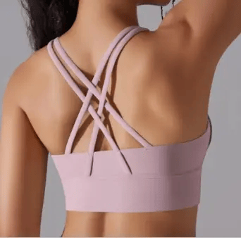Mead's Supply & Equipment Outfitters limited Women's Activewear Criss Cross High Impact Sports Bra For Women With Supportive Back Straps Criss Cross High Impact Sports Bra for Women