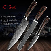 Chef Knives Kitchen Knives Cleaver Slicing Knives C Set by China Dropship