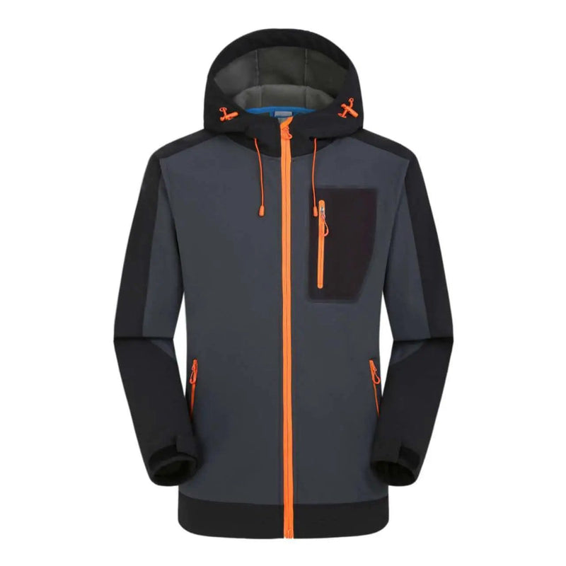 Mead's Supply & Equipment Outfitters limited Jackets Fleece-Lined Softshell Jacket — Windproof Outdoor Layer for Hiking & Climbing Fleece-Lined Softshell Jacket — Windproof Outdoor Layer for Hiking & Climbing
