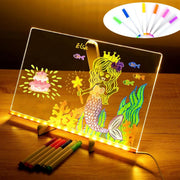 Led Acrylic Message Board with Color Pens 20x30cm by salelink.co.nz