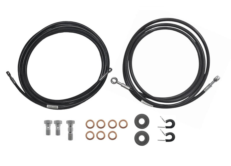 S/S Teflon Hose Kit - Banjo to Banjo - 1x2m & 1x5m by Trojan