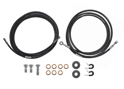 S/S Teflon Hose Kit - Banjo to Banjo - 1x2m & 1x5m by Trojan