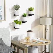 Mini Floating Shelves Wall Mounted Set of 4 by salelink.co.nz
