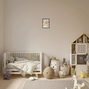 Fluffy Sheep Asleep by Blank Wall Print Shop