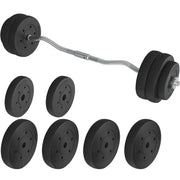 Barbell Weight Set 30kg by Yaheetech