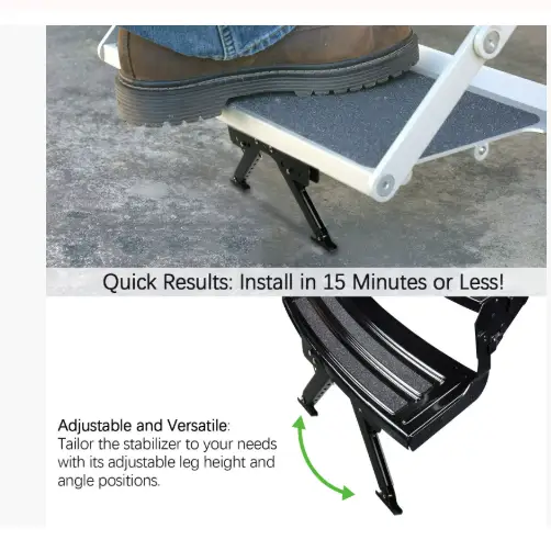 RV Step Stabilizer for Camping Trailer by salelink.co.nz