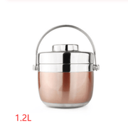Mead's Supply & Equipment Outfitters limited Camp Cookware & Food Storage Stainless Steel Insulated Lunch Box — 2-Tier Hiking Bento | Hot & Cold | 1.2L & 1.5L Stainless Steel Insulated Lunch Box — 2-Tier Hiking Bento | Hot & Cold | 1.2L & 1.5L