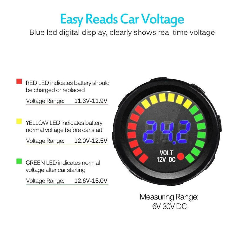 8 Gang Car Auto LED Rocker Switch Panel by salelink.co.nz