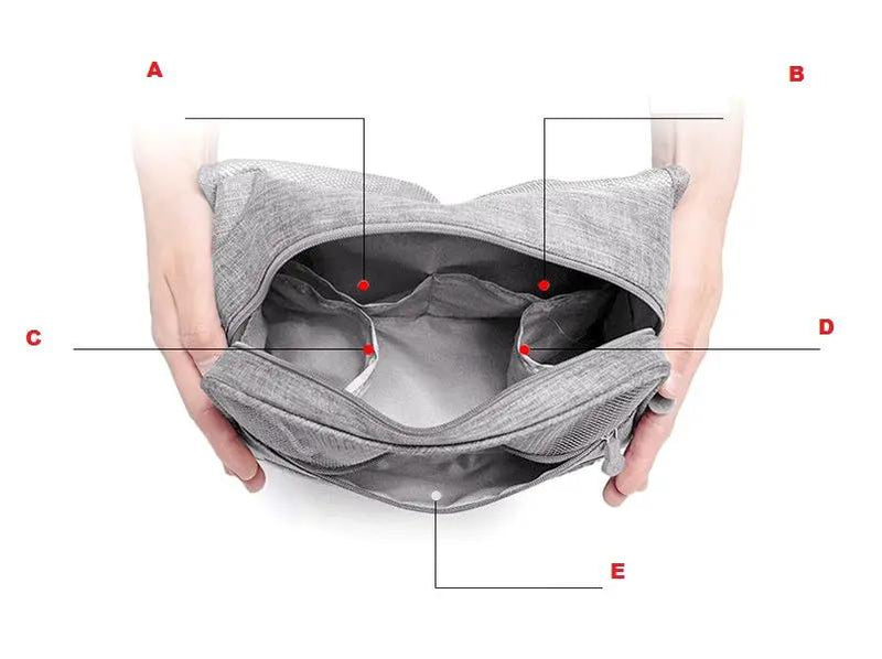 Hanging Toiletry Bag Travel Cosmetic Kit Large Essentials Organizer Waterproof by dealonline.co.nz