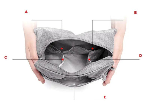 Hanging Toiletry Bag Travel Cosmetic Kit Large Essentials Organizer Waterproof by dealonline.co.nz