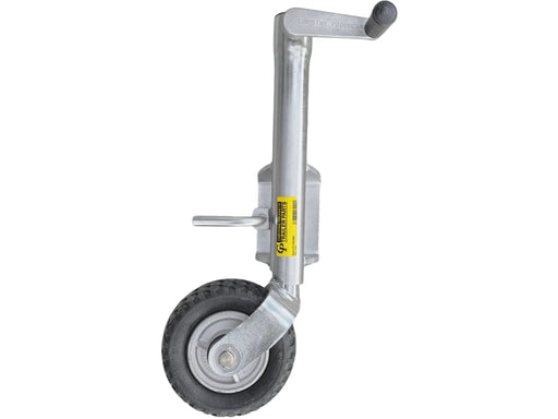 Jockey Wheel 400kg - 190x75 Alloy Wheel - Weld-on 8mm Plate by Trojan